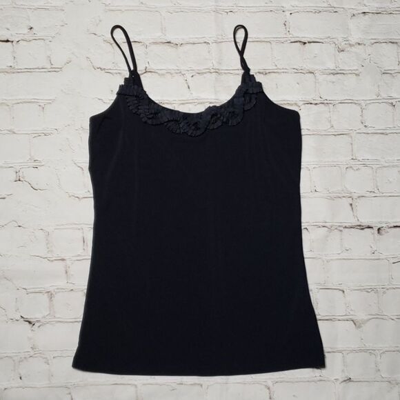 The Limited Tops - The Limited Black Tank Top